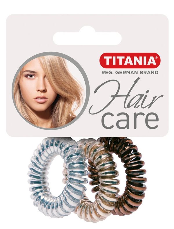 Titania Anti Ziep Haarbänder - Silber/ Gold / Bronze - Unsichtbare Haargummis