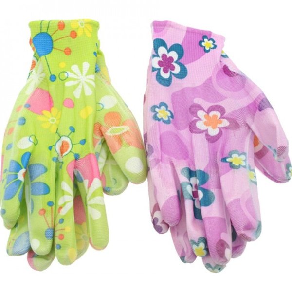 Garten Handschuhe mit CE Zeichen Blumen Design - Angebot!!