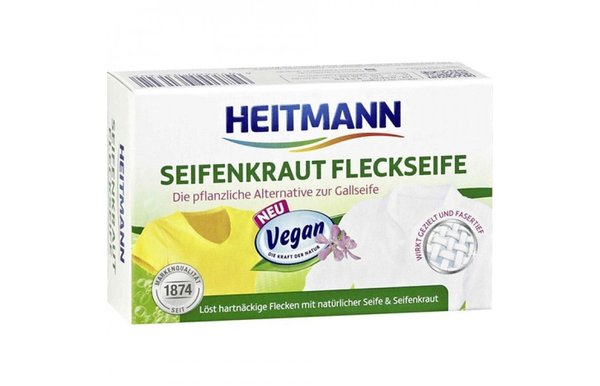 Heitmann Fleckseife mit Seifenkraut - 100g