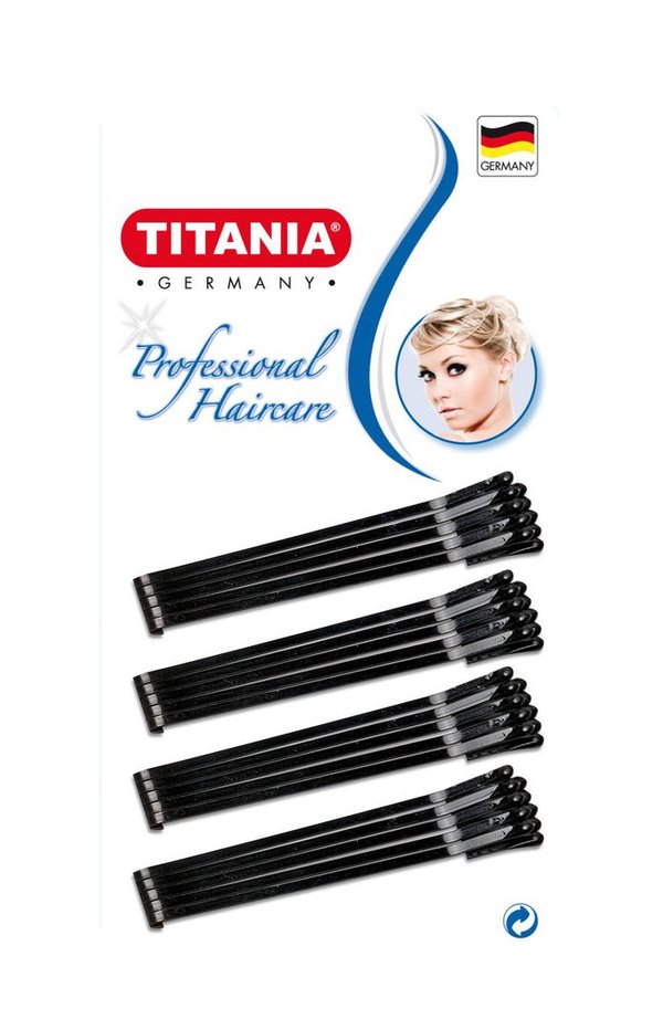 Titania Haarklemmen / Haarnadeln in schwarz 20 Stück